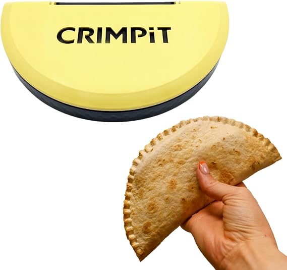CRIMPiT Large Tortilla Sealer - For 10-12 Flour Tortillas | Make Sealed Tacos, Quesadillas, Burritos & More | Mess-Free Meals in Seconds | BPA-Free, Dishwasher Safe | Made in UK & USA