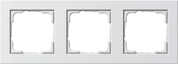 GIRA 021329 Frame 3x E2 Pure White Glossy 021329
