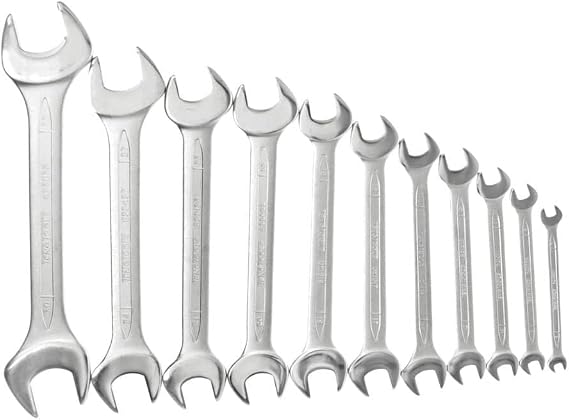 Teng Tools 11 Piece Double Open Ended Wrench Set 6 To 32mm - 6211