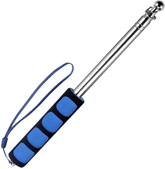Telescopic Handheld Flagpole, Extendable 200CM Flag Stick