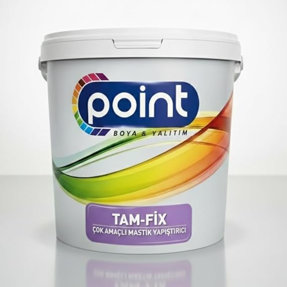 TAM-FİX - Çok Amaçlı Mastik Yapıştırıcı, İzolasyon Malzemesi (Beyaz, 1kg)