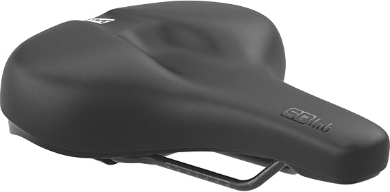 SQlab Sattel 621 M-D Active 2.1 Fahrradsattel Citybike Komfort Fahrradsattel ergonomischer Sattel für Damen & Herren Unisex in schwarz 18 cm - 24 cm