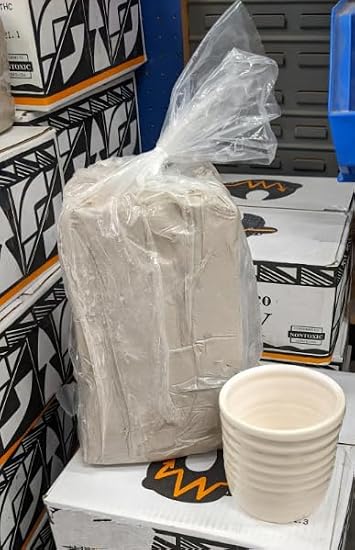 Low-fire Smooth White Clay (25, Pounds)