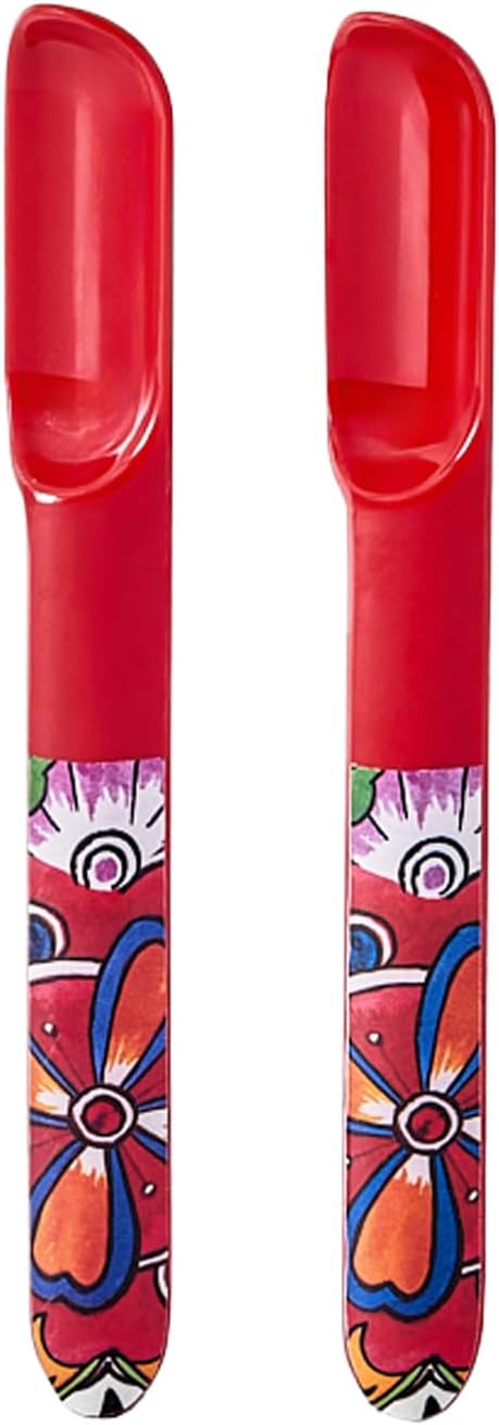 Prepara Taco Spoon, Red Talavera, Set of 2