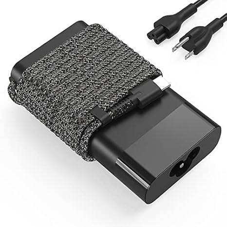 New Slim HP 90W 65W USB C Charger,Fit Hp Spectre X360,EliteBook 1040 G4,Chromebook Fast Charging Type C Travel Laptop Power Adapter