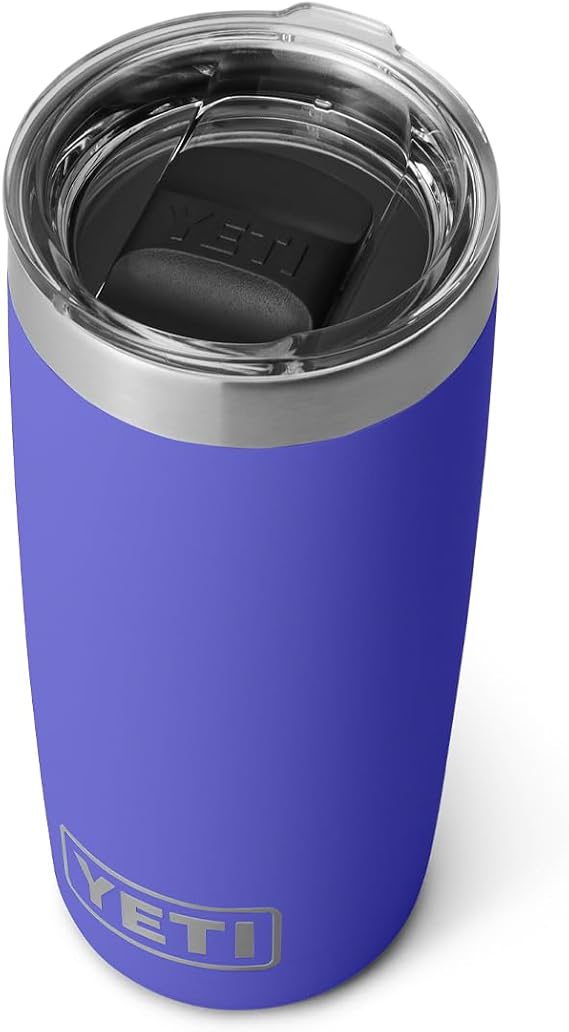 YETI Rambler 10 oz Tumbler, Stainless Steel, Vacuum Insulated with MagSlider Lid, Ultramarine Violet
