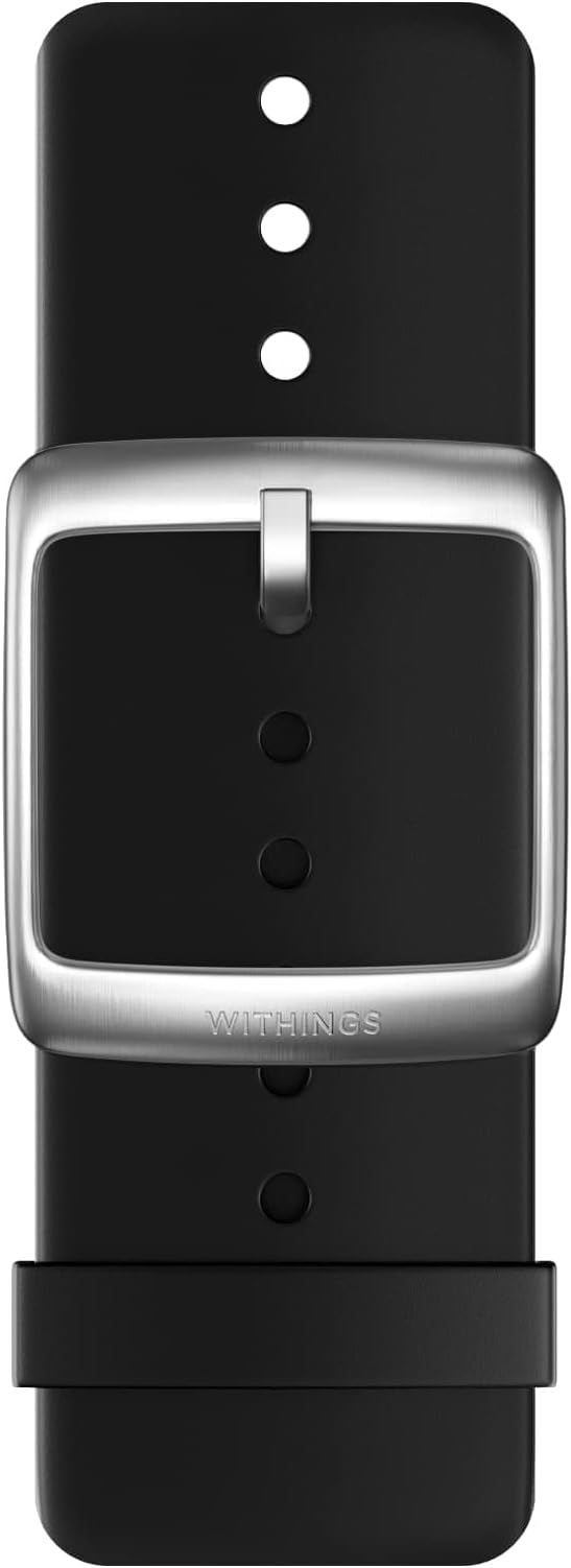 Withings Premium Sport Fluoroelastomer Wristband for ScanWatch, Steel HR, Steel HR Sport, Move ECG, Move and Steel [Amazon exclusive]