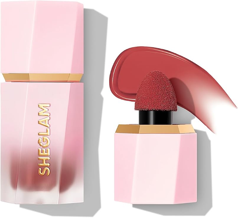 SHEGLAM Color Bloom Liquid Blush Makeup for Cheeks Matte Finish - Swipe Right