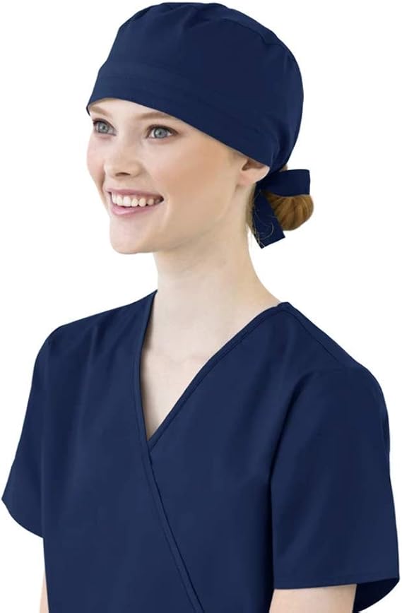 WINK WonderWORK Scrubs for Unisex Tie Back Scrub Cap
