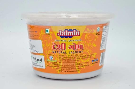 Jaimin Natural Jaggery, (Desi Gor) Traditional Indian Sweetener, 950g