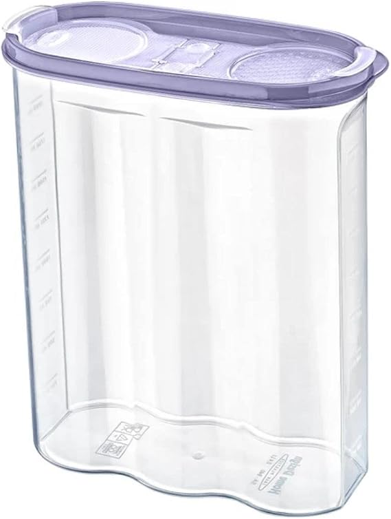 BUFFER® 2 Lid Scale Supplies Dry Food Storage Box Container 2.4 Liters-SA940