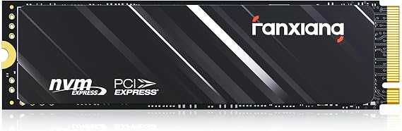 fanxiang S501Q SSD 1TB PCle 3.0x4 Internal Solid State Drive, NVMe M.2 2280 Internal Solid State Drive, SLC Cache 3D NAND Up to 3200MB/s for Laptop and PC Desktops