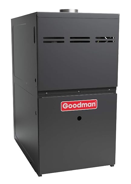 Goodman 80% AFUE Two Stage Upflow/Horizontal Multi-Speed 80k BTU Low NOx Natural Gas Furnace (17.5 Wide) (GR9T800804BX)
