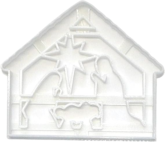 Nativity Manger Scene Baby Jesus Mary Joseph Star Cookie Cutter Made In Usa Pr4495
