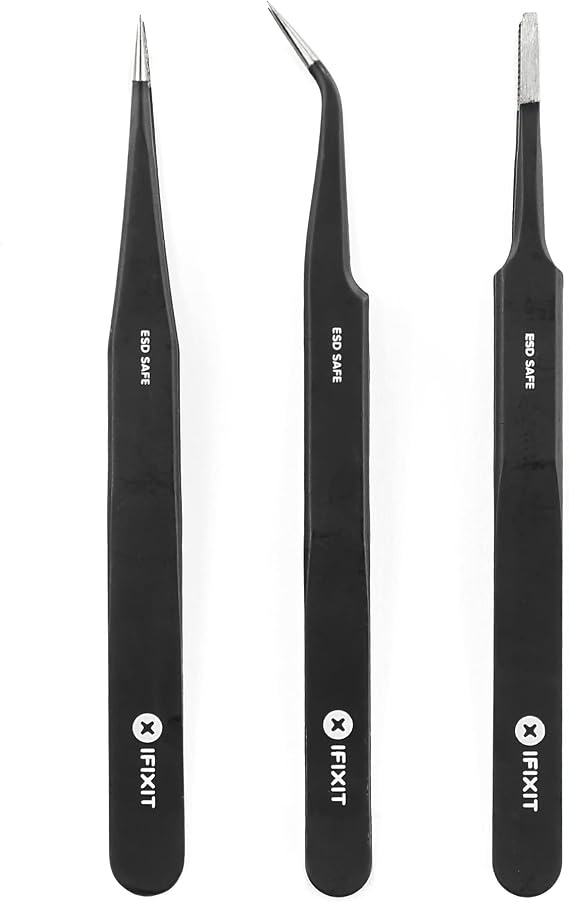 iFixit EU145060-2 3 tools EU145060-2 Gripping tool Tweezer 3 tweezers Black/Blue 3 tools Case