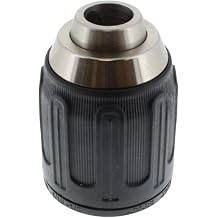 Keyless Drill Chuck for DCD730 DCD780 DCD785, Three Jaw Alloy Replacement, Quick Change Bit Holder for Impact Drivers and Hand Drills, Black Accessory