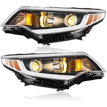 TODO Headlights Assembly Compatible with Kia Optima Headlamps 2016-2018 Pair Replacement 92101D5000 92102D5000 KI2502196 KI2503196 Driver and Passenger Side Pair