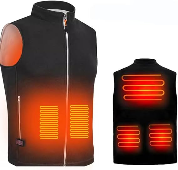 Heated Vest, Warming Men's Heated Vst Electric, Lightweight Heating Vst(No Power Bank)