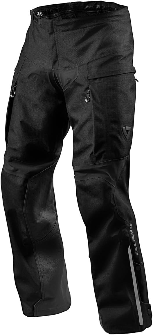 REV'IT! Men's Component H2O Off-Road Adventure Motorcycle Pants (Black - Medium)