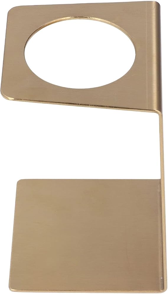 Compact Drip Coffee Stand, Stainless Steel Reusable Pour Over Coffee Dripper Holder, Simple Design for Household and Cafe Use, Lightweight and Sturdy (Gold)