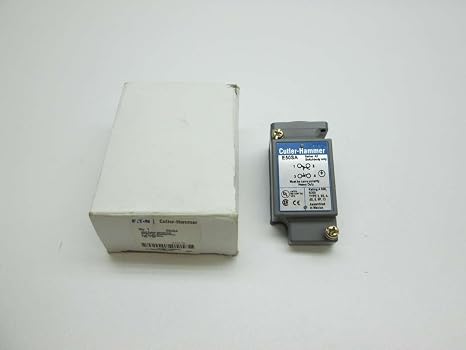 CUTLER HAMMER E50SA Switch Body, Without INDICATING Light, 1NO-1NC, Single Pole, NEMA A600