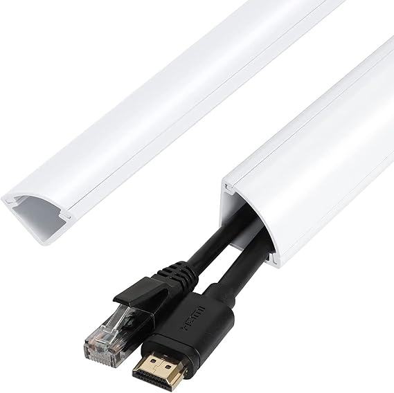ZhiYo Corner Cable Concealer, 85in, L & Corner Cable Concealer, 85in, S Bundle