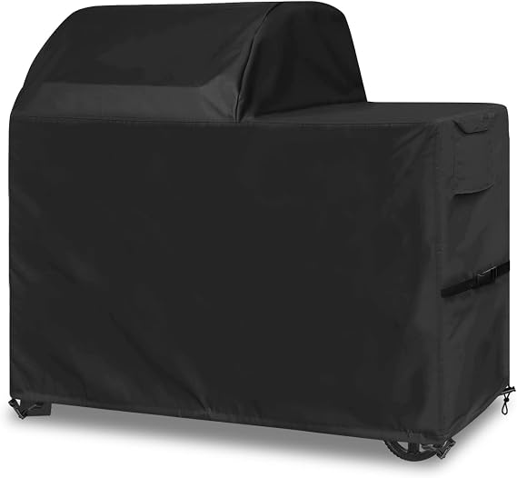 Traeger Grills用グリルカバー ウッドリッジウッドペレットグリル&スモーカースモーカー 600D耐候性防水生地 屋外雨と紫外線保護 全天候型 BBQカバー 屋外用