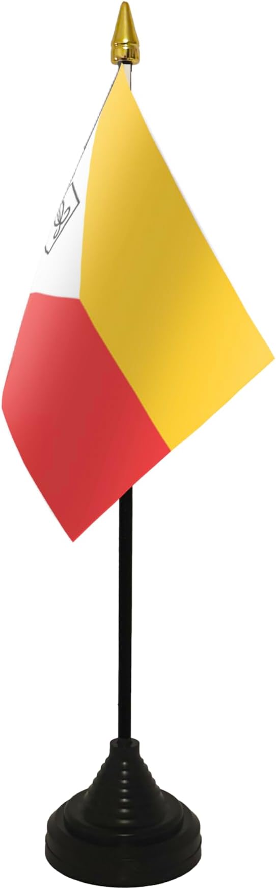 Marquesas Islands Small Table Flag With Black Base