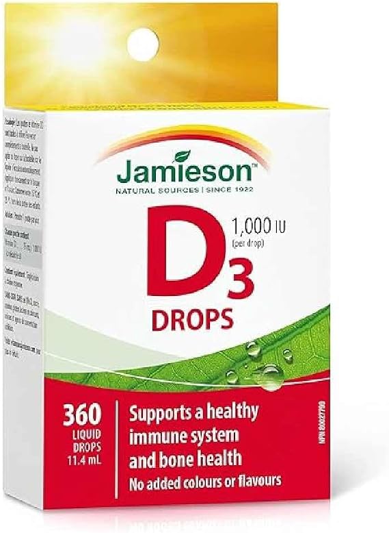 Jamieson D Droplets 1,000 IU, 11.4ml