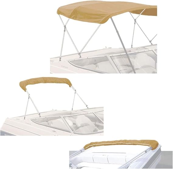 SavvyCraft Boat 4 Bow Bimini Replacement Canvas w/Boot No Frame 8ft/10ft