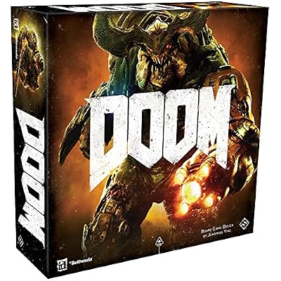 Doom The Board Game 2nd Edition | Sci-Fi Combat Strategy Game Based on The Video Game for Adults and Teens | Ages 14 | 2-5 Players | Fantasy Flight Games