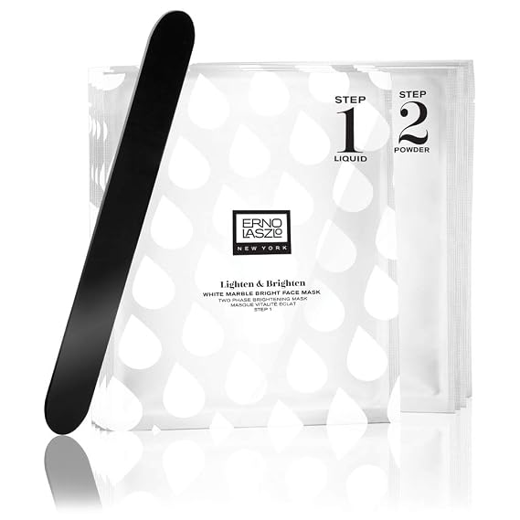 Erno Laszlo White Marble Bright Face Mask, 4 Count