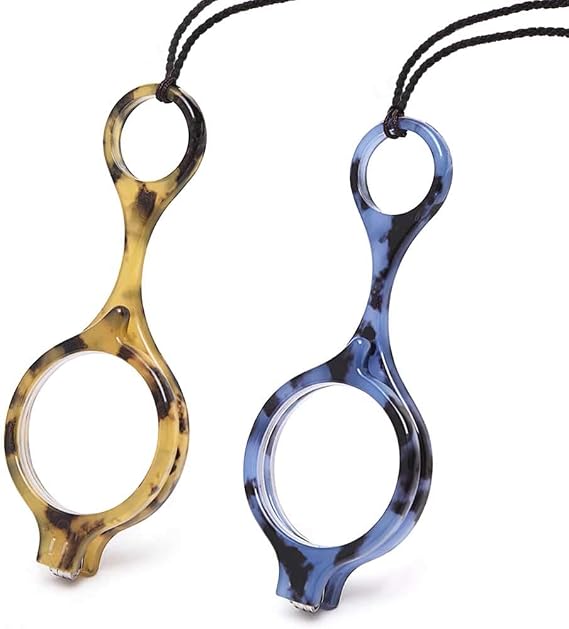 TERAISE Reading Glasses Pendant Necklace Readers for Women Lightweight