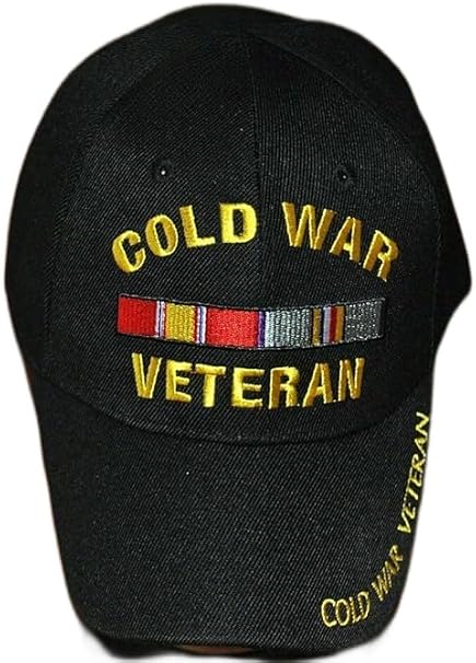 New Black Military Cold War Veteran Hat Baseball Ball Cap Armed Forces