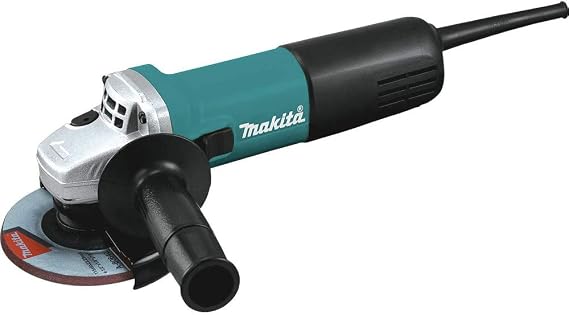 Makita 9557NB 4-1/2" Angle Grinder, with AC/DC Switch, Teal