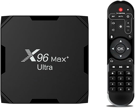 Android TV Box X96 Max+Ultra 4+64G 8KHDR Quad Core Amlogic S905X4 2.4/5G WiFi Android 11 TV Box