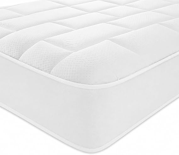 Starlight Beds White Tile Small Double Mattress- 120x190x18cm