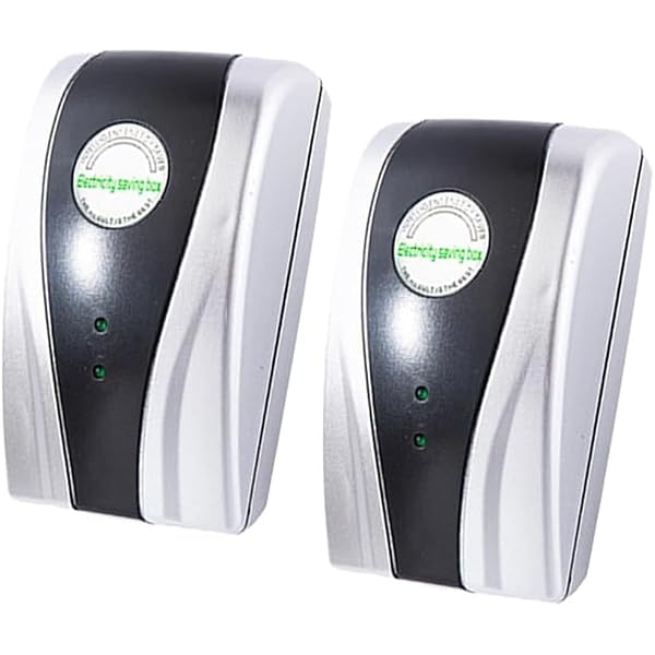 Pro Power Saver, Energy Saver, Power Saver Electricity Saving Device Save Electricity, Smart Energy Saver Device for Household Office Market 2 Pcs