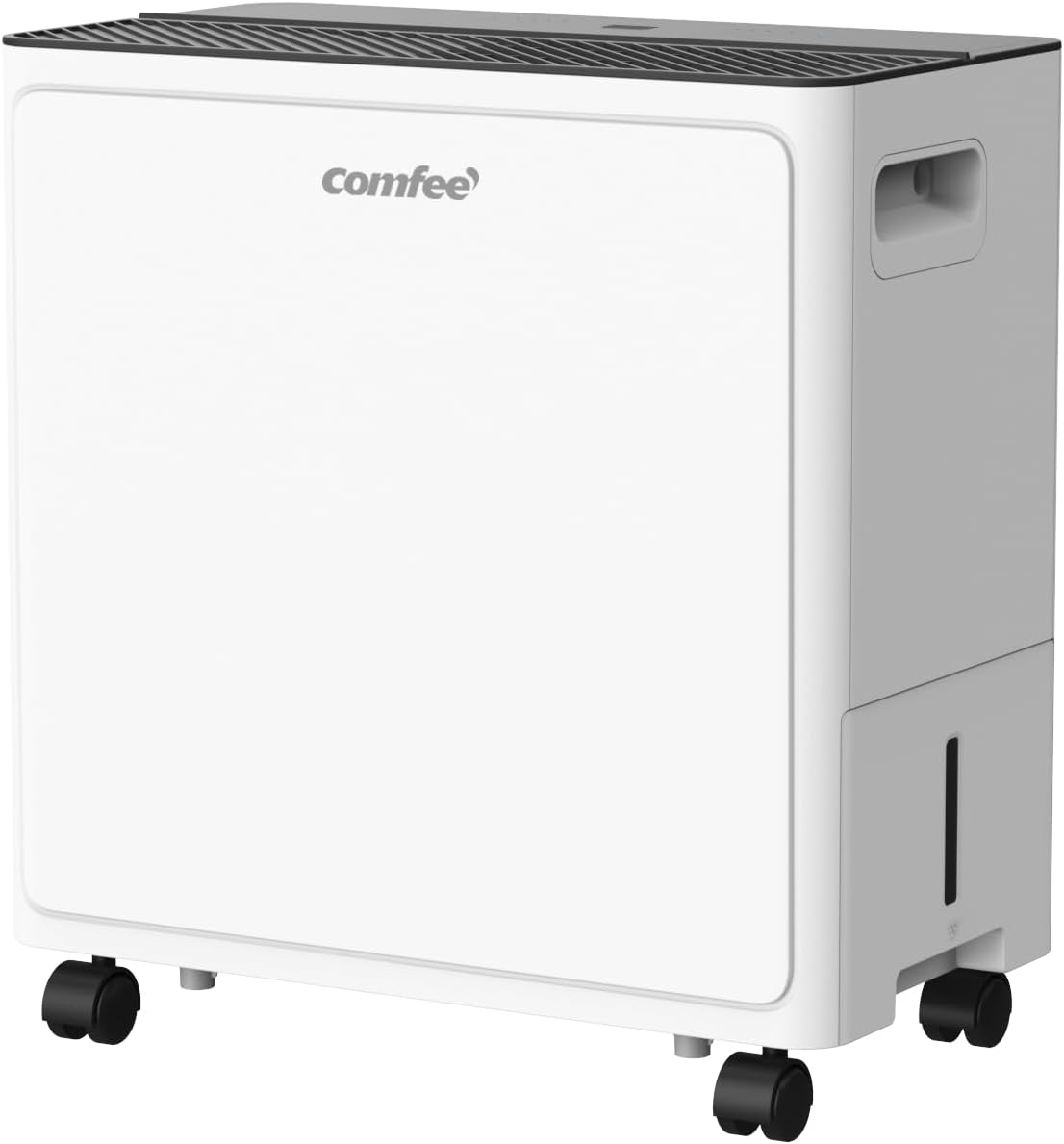 COMFEE' 30LDAY Dehumidifier for Home, Low Noise Level, Continuous Drainage with Drain Hose, Smart App Control, Side-Access Water Tank, Ideal for Bedroom, Bathroom, Laundry, Attic, Basement, Office