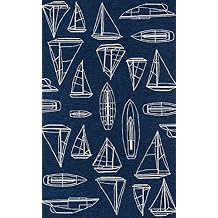 Momeni Veranda Indoor Rug, 3'9" X 5'9", Navy