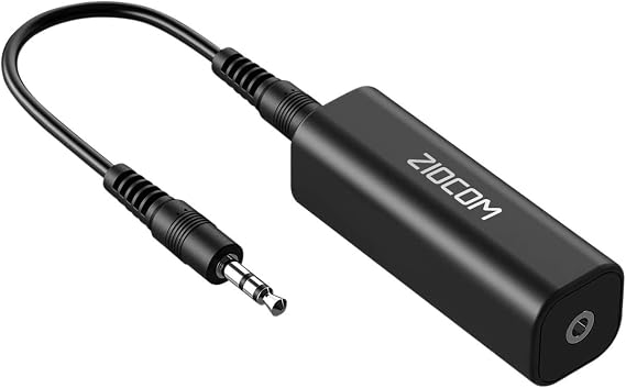 ZIOCOM Ground Loop Noise Isolator, Noise Filter (2 Pack)