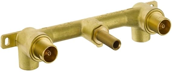 Delta Faucet Wall-Mount Rough-In Valve for Delta 2-Handle Wall-Mount Bathroom Faucets R3500-WL