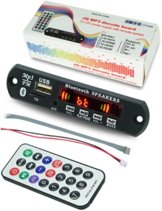 Bluetooth-Radyo-Usb-Aux-Sd kart Mp3 Çalar 12 Volt