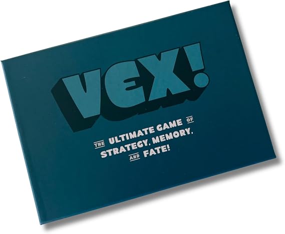 Vex! Card Game The Ultimate Strategy & Memory Game for Families and Friends | 2-6 Players Ages 7+ | Portable Deck, Quick Play, for Family Game Night & Parties