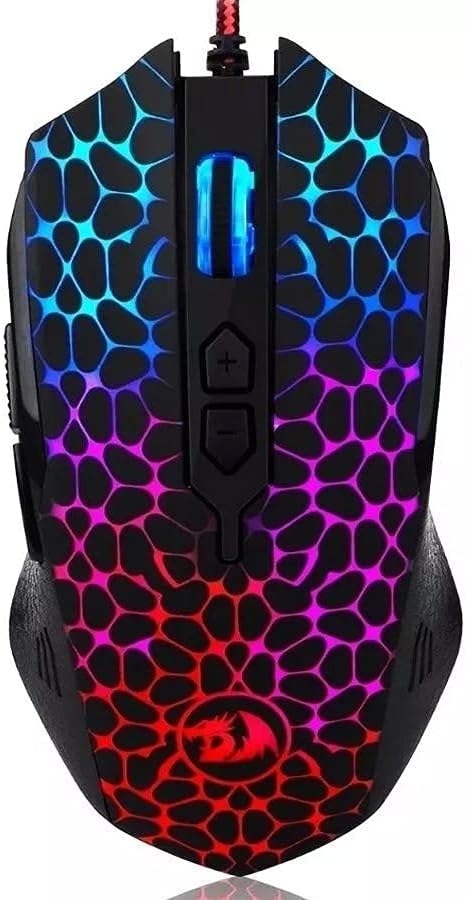 Redragon M716 Inquisitor RGB Gaming Mouse (Redragon Inquisitor),Gold