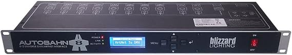 Blizzard Autobahn 8 DMX/ArtNet Interface Control Panel
