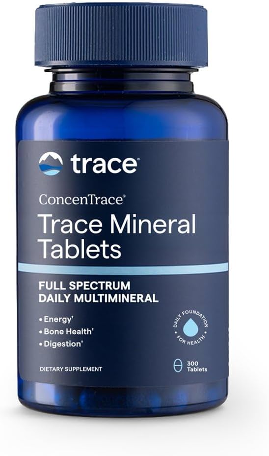 Trace Minerals ConcenTrace Ionic Trace Mineral Tablets, 300 Tablets