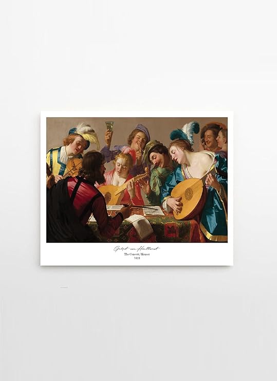 Konser (1623) Çerçeveli Poster (30x40)