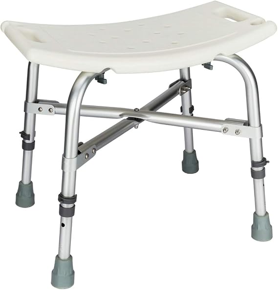450LBS Medical Shower Chair Bath Stool Transfer Bench Seat,Upgrade Framework SPA Bathtub Chair, Heavy Duty 450LBS No-Slip Adjustable 6 Height,