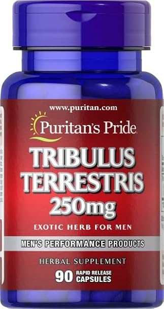 Puritans Pride Tribulus Terrestris 250 Mg 90 Capsule FLAVORLESS Colorful